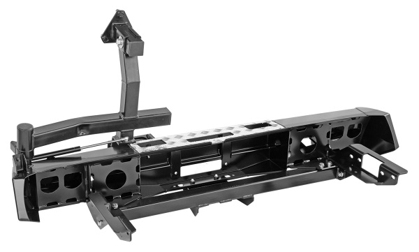 Бампер РИФ задний Toyota Hilux 2015+ с площадкой под лебёдку, квадратом под фаркоп и калиткой Бампер РИФ задний Toyota Hilux 2015+ с площадкой под лебёдку, квадратом под фаркоп и калиткой