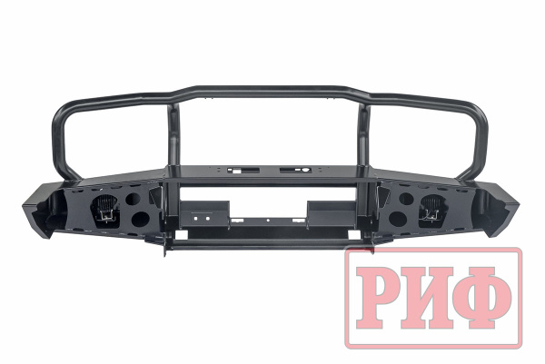 Бампер РИФ передний Toyota Land Cruiser 76/78 2007+ c доп. фарами и защитной дугой,под штатную лебед Бампер РИФ передний Toyota Land Cruiser 76/78 2007+ c доп. фарами и защитной дугой,под штатную лебед