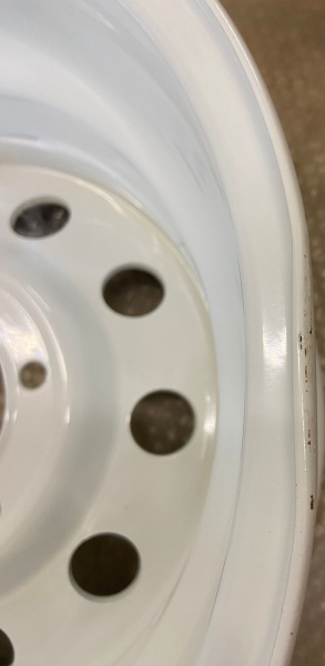 Диск усиленный Тойота Ниссан стальной белый 6x139,7 7xR16 d110 ET+30 (уценка)