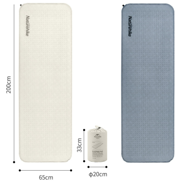 3 Коврик самонадувающийся Naturehike, 200x65x3 см, синий. 3 Коврик самонадувающийся Naturehike, 200x65x3 см, синий.
