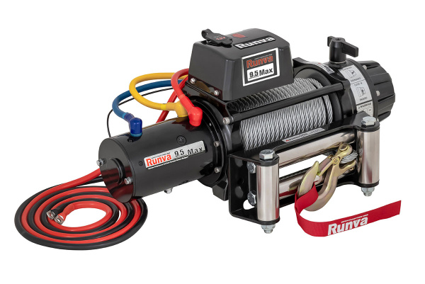 Лебёдка электрическая 12V Runva 9500 lbs 4350 кг (влагозащищенная) Лебёдка электрическая 12V Runva 9500 lbs 4350 кг (влагозащищенная)