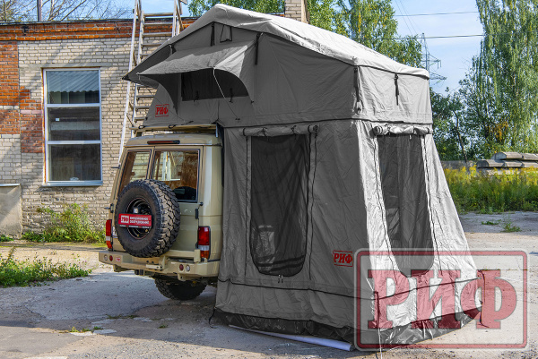 Тамбур к палатке РИФ Soft RT02-140 PRO, тент серый