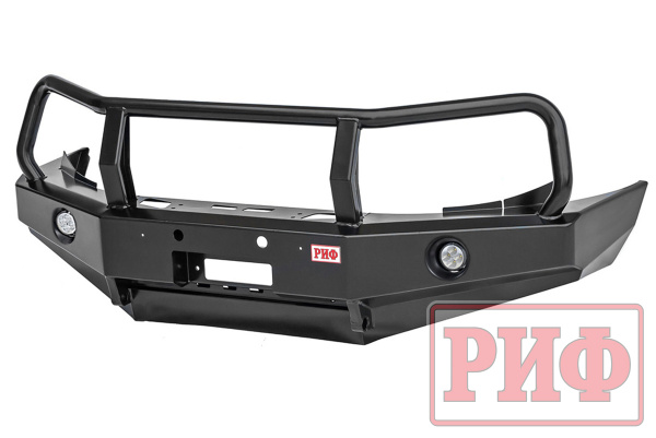 Бампер РИФ передний Ford Ranger T6 с кенгурином и доп. фарами Бампер РИФ передний Ford Ranger T6 с кенгурином и доп. фарами