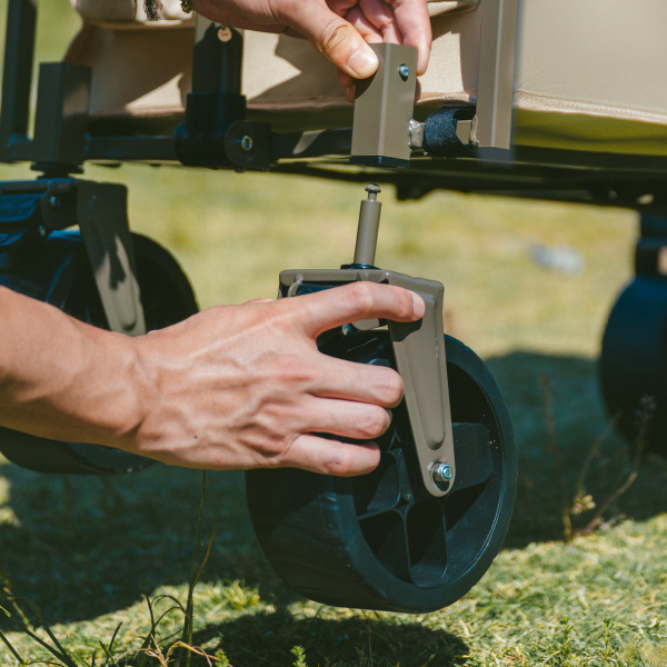 Тележка туристическая Naturehike Light 88х46х93 см, 100 л, коричневая