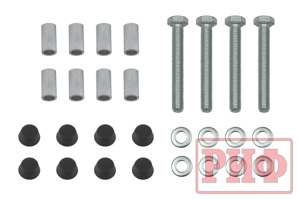 Кронштейны для крепления маркизы (крепежный размер от 40 до 48 мм) к алюминиевому багажнику (платформе) РИФ