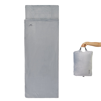 Мешок спальный Naturehike Songrong 225х80 см, (правый) (ТК: +15C), серый
