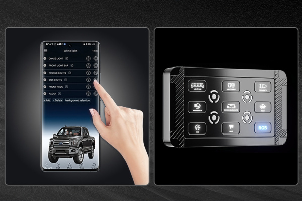 Панель переключателей AURORA (9 кнопок + Bluetooth)
