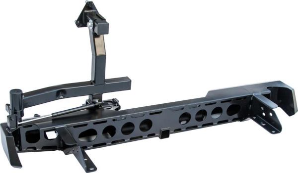 Бампер РИФ задний Nissan Navara D40 с фаркопом и калиткой Бампер РИФ задний Nissan Navara D40 с фаркопом и калиткой