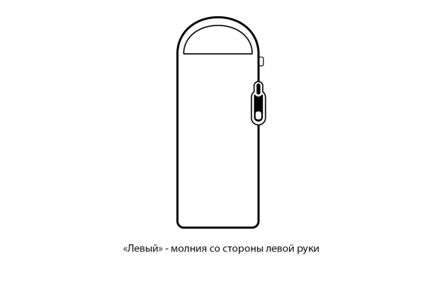 4.Мешок спальный Naturehike Envelope Down L 250, (190+30)x75 см, (левый) (ТК: +9°C), серый