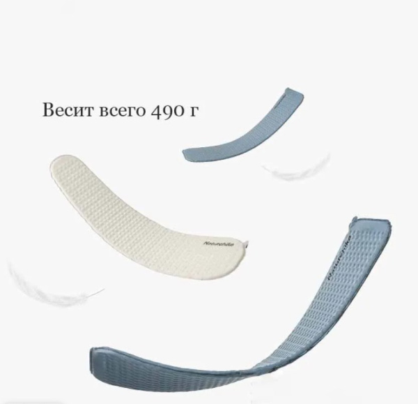 2.Коврик самонадувающийся Naturehike, 185x55x3.5 см, овальный синий 2.Коврик самонадувающийся Naturehike, 185x55x3.5 см, овальный синий