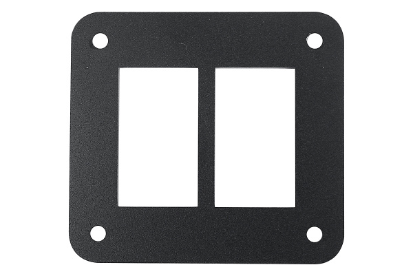 Панель кнопок монтажная два отверстия Панель кнопок монтажная два отверстия