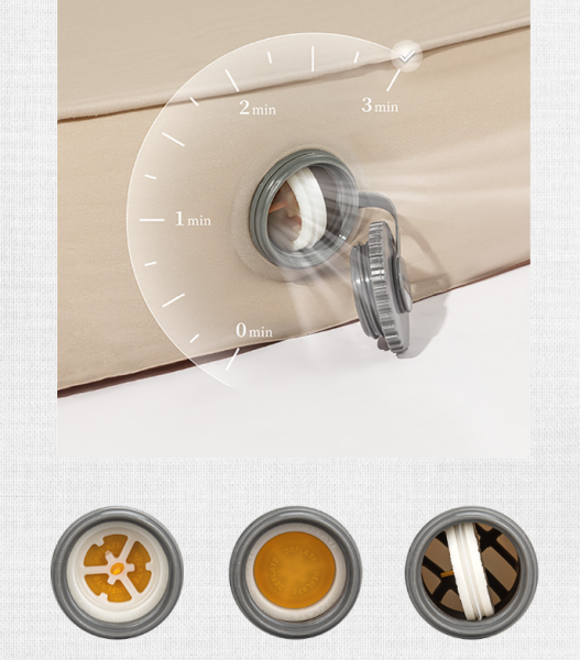 2 Коврик надувной Naturehike C10, двойной 200х132х10 cм, бежевый 2 Коврик надувной Naturehike C10, двойной 200х132х10 cм, бежевый