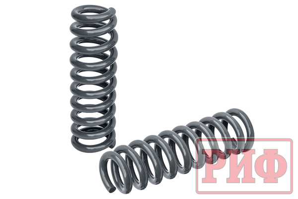 Пружины РИФ передние Toyota Hilux 2005-2014, 2015+, Land Cruiser Prado 120, FJ Cruiser, Haval H9, Sollers ST6, Jac T6 50-100 кг лифт 45 мм