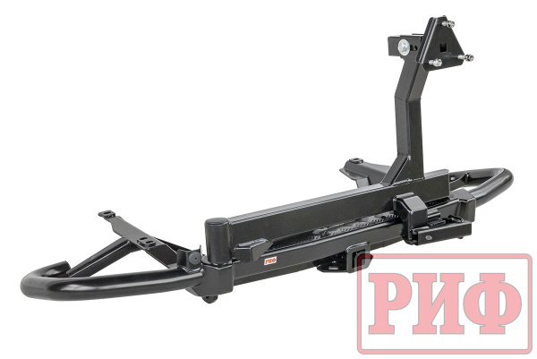 Бампер РИФ силовой задний Toyota Land Cruiser Prado 120 c квадратом под фаркоп и калиткой Бампер РИФ силовой задний Toyota Land Cruiser Prado 120 c квадратом под фаркоп и калиткой