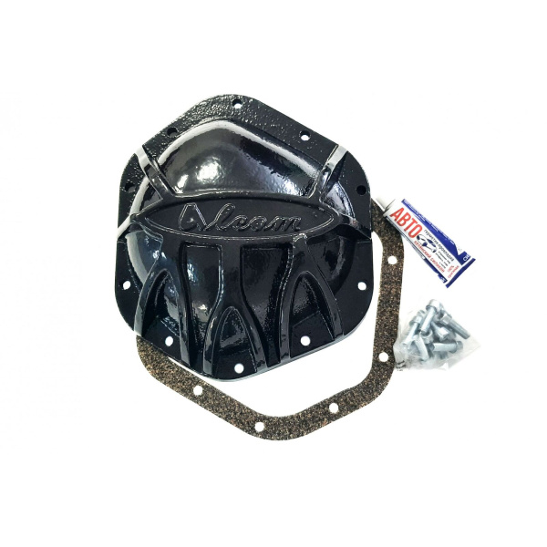 Крышка редуктора УАЗ усиленная мост Спайсер с крепежом (чёрная) передний мост Крышка редуктора УАЗ усиленная мост Спайсер с крепежом (чёрная) передний мост