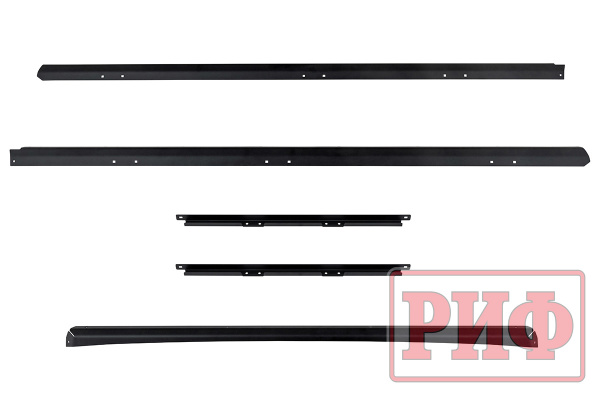 Багажник экспедиционный (платформа) алюминиевый РИФ 1600x2650 мм для ГАЗ Соболь NN Минивэн с вставкой RIF208-16572 (2 места)