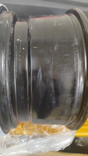 Диск усиленный Toyota Hilux 2.5D, 3.0D стальной черный 6x139,7 8xR16 d110 ET+10 (уценка)