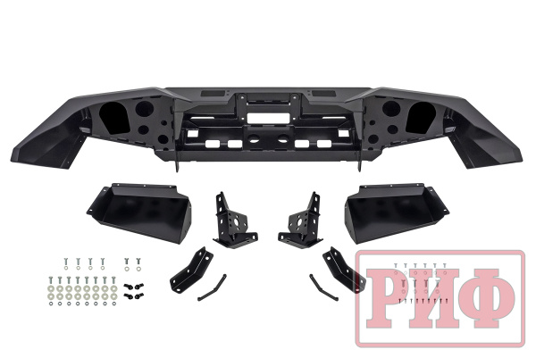 Бампер РИФ силовой передний Toyota Land Cruiser Prado 120 c защитой бачка омывателя Бампер РИФ силовой передний Toyota Land Cruiser Prado 120 c защитой бачка омывателя