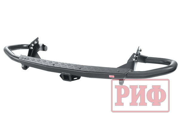 Бампер РИФ задний Mitsubishi Pajero Sport 2015+ c квадратом под фаркоп Бампер РИФ задний Mitsubishi Pajero Sport 2015+ c квадратом под фаркоп