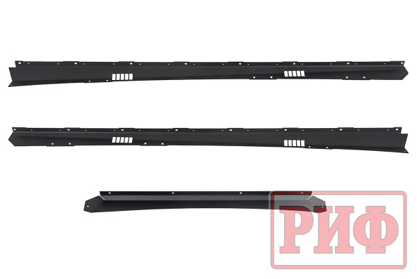 Багажник экспедиционный (платформа) алюминиевый РИФ 1150x2080 мм для Toyota Land Cruiser Prado 150 (с крепежом)