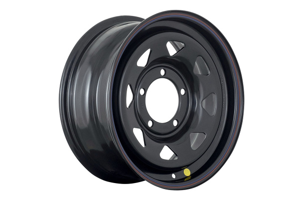 Диск усиленный УАЗ стальной черный 5x139,7 7xR16 d110 ET+35 (треуг. мелкий)