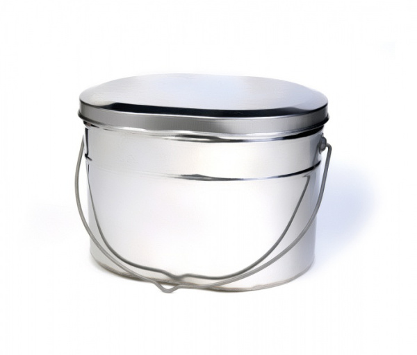 Котелок туристический 6 л., низкий,  нержавеющая сталь, крышка с ручками Котелок туристический 6 л., низкий,  нержавеющая сталь, крышка с ручками