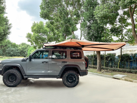 Маркиза автомобильная РИФ веерная 2,0х2,0 м (левая)