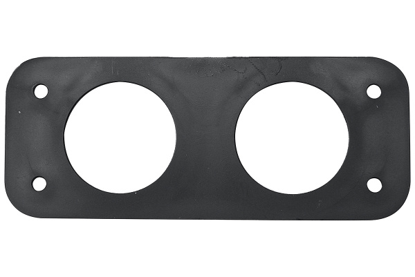 Панель монтажная для приборов два отверстия Панель монтажная для приборов два отверстия