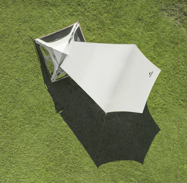 Палатка Naturehike Ango 4-местная, быстросборная, коричневая