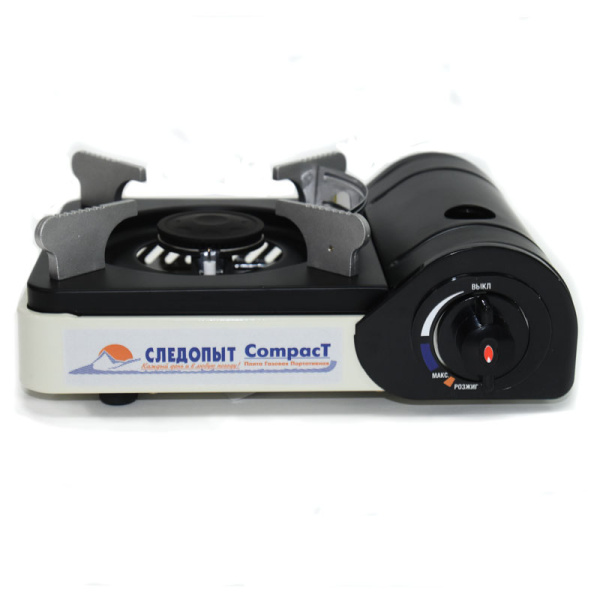 Плита газовая портативная СЛЕДОПЫТ Compact керамическая конфорка цанговый баллон Плита газовая портативная СЛЕДОПЫТ Compact керамическая конфорка цанговый баллон