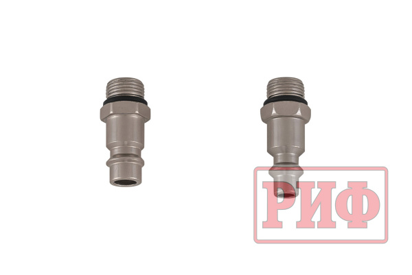 Пистолет для подкачки колес виброустойчивый (черн.) с манометром РИФ от 0 до 7 атм.