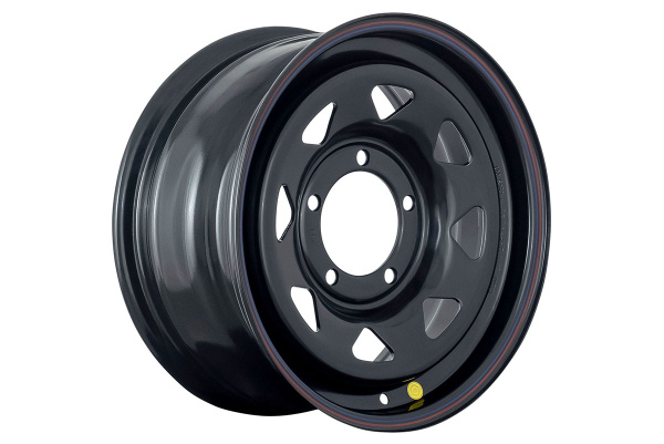 Диск усиленный УАЗ стальной черный 5x139,7 8xR16 d110 ET+25 (треуг. мелкий) Диск усиленный УАЗ стальной черный 5x139,7 8xR16 d110 ET+25 (треуг. мелкий)