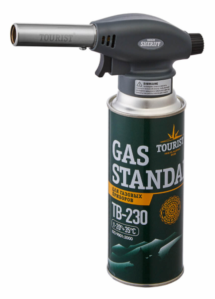 Резак газовый TOURIST SHERIFF, с пьезоподжигом Резак газовый TOURIST SHERIFF, с пьезоподжигом