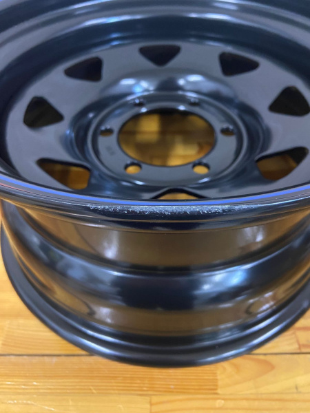 4 Диск усиленный Toyota Hilux 2.5D, 3.0D стальной черный 6x139,7 8xR16 d110 ET-10 (уценка)