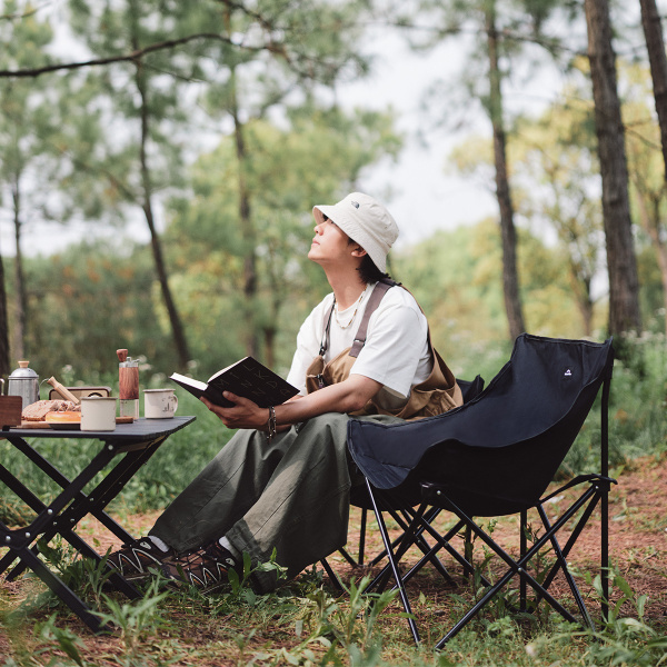 Кресло туристическое Naturehike Stellaluna T01 складное, 48х48х74 см, до 110 кг, черное