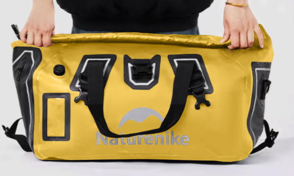 4 Гермосумка Naturehike 40 л ПВХ (желтая)