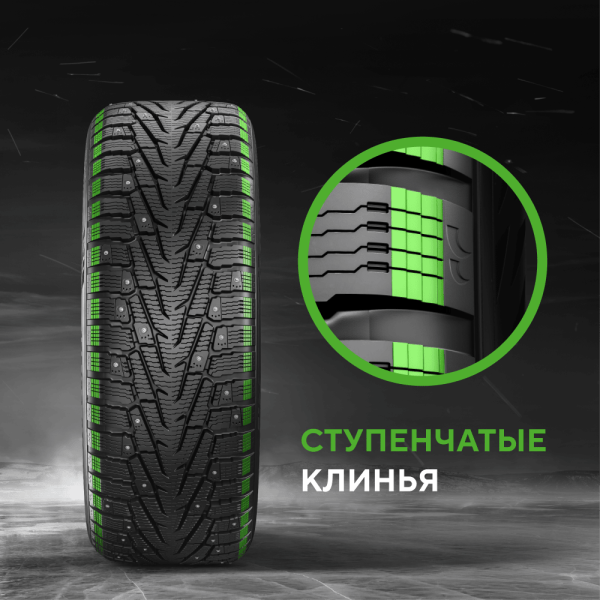 Шина IKON Tyres Character Ice 7 SUV 225/75 R16 108T XL (Nordman 7 SUV) шипованные