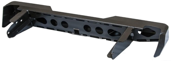 Бампер РИФ задний Nissan NP300 с фаркопом (кузов 1385 мм) до 2010 Бампер РИФ задний Nissan NP300 с фаркопом (кузов 1385 мм) до 2010