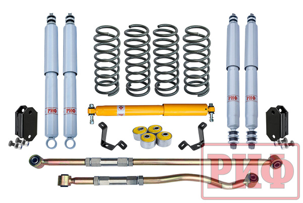 Лифт-комплект РИФ Gas для Toyota Land Cruiser 80/105 лифт 50 мм мягкий Лифт-комплект РИФ Gas для Toyota Land Cruiser 80/105 лифт 50 мм мягкий