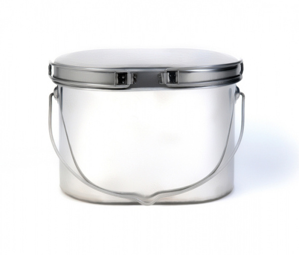 Котелок туристический 3,3 л., низкий, нержавеющая сталь, крышка с ручками Котелок туристический 3,3 л., низкий, нержавеющая сталь, крышка с ручками