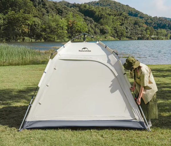 Палатка Naturehike Ango 4-местная, быстросборная, серая