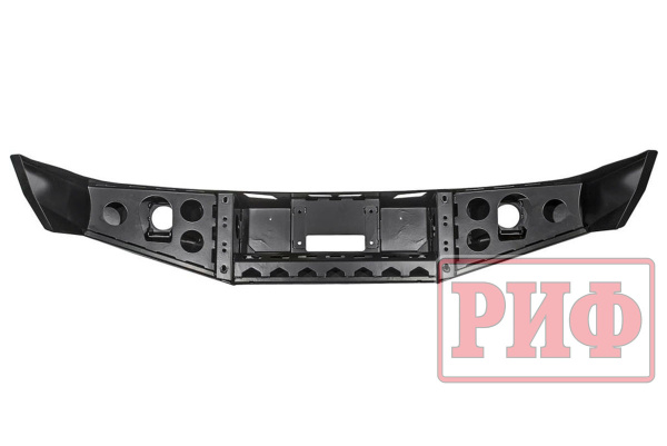 Бампер РИФ передний УАЗ Патриот 2005+ с доп. фарами без защитной дуги Бампер РИФ передний УАЗ Патриот 2005+ с доп. фарами без защитной дуги