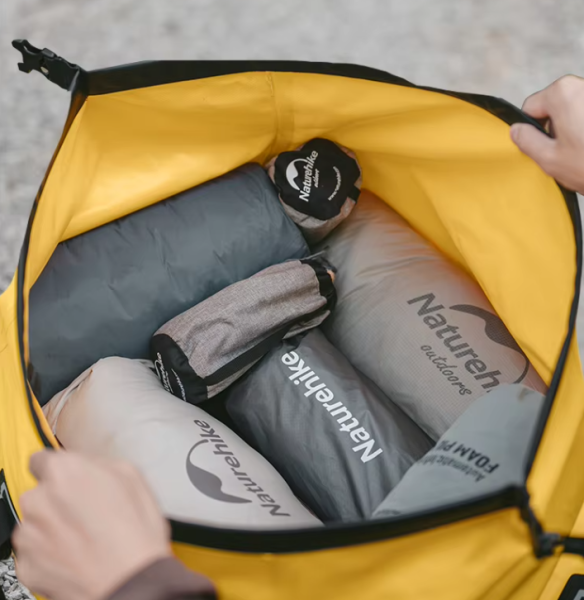 4 Гермосумка Naturehike 90 л ПВХ (желтая) 4 Гермосумка Naturehike 90 л ПВХ (желтая)