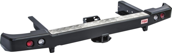 Бампер РИФ задний УАЗ Патриот (пикап) с фаркопом и фонарями лифт Бампер РИФ задний УАЗ Патриот (пикап) с фаркопом и фонарями лифт