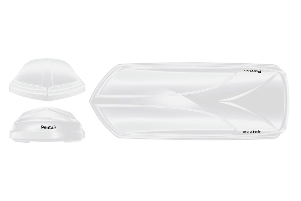 Бокс автомобильный на крышу Pentair COBRA 420L белый глянец, двусторонний