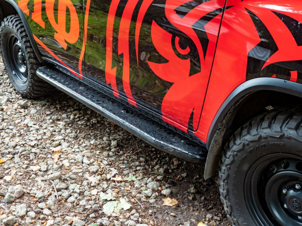 Пороги РИФ силовые Toyota Fortuner 2015+ Пороги РИФ силовые Toyota Fortuner 2015+