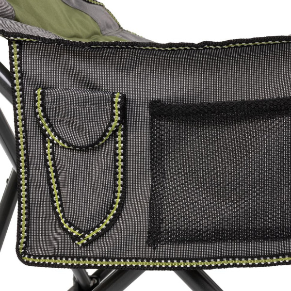 Кресло складное CAMP MASTER зеленый-серый, до 100 кг Кресло складное CAMP MASTER зеленый-серый, до 100 кг