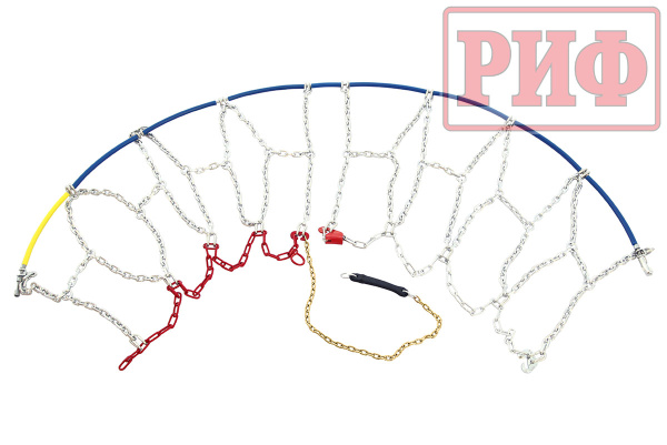 Цепи противоскольжения РИФ 4х4 "соты" 16 мм, 215/60R17, 215/70R16, 225/50R18, 225/65R16 (к-т 2 шт.)