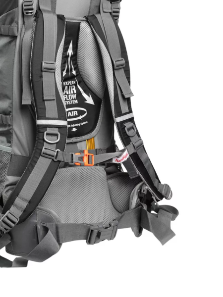 3 Рюкзак туристический Naturehike 70 л, черно-серый