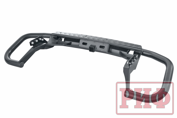 Бампер РИФ задний Mitsubishi Pajero Sport 2015+ c квадратом под фаркоп Бампер РИФ задний Mitsubishi Pajero Sport 2015+ c квадратом под фаркоп